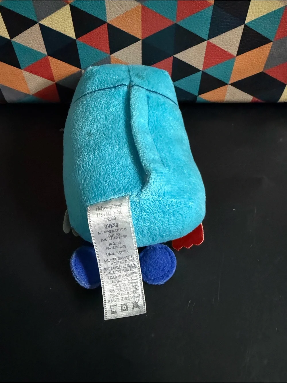Fisher Price StoryBots Blue talking Bang Plush Mini Stuffed Toy Tested Works